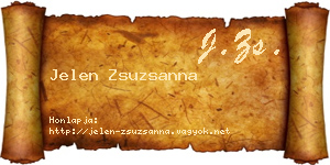 Jelen Zsuzsanna névjegykártya