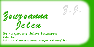 zsuzsanna jelen business card